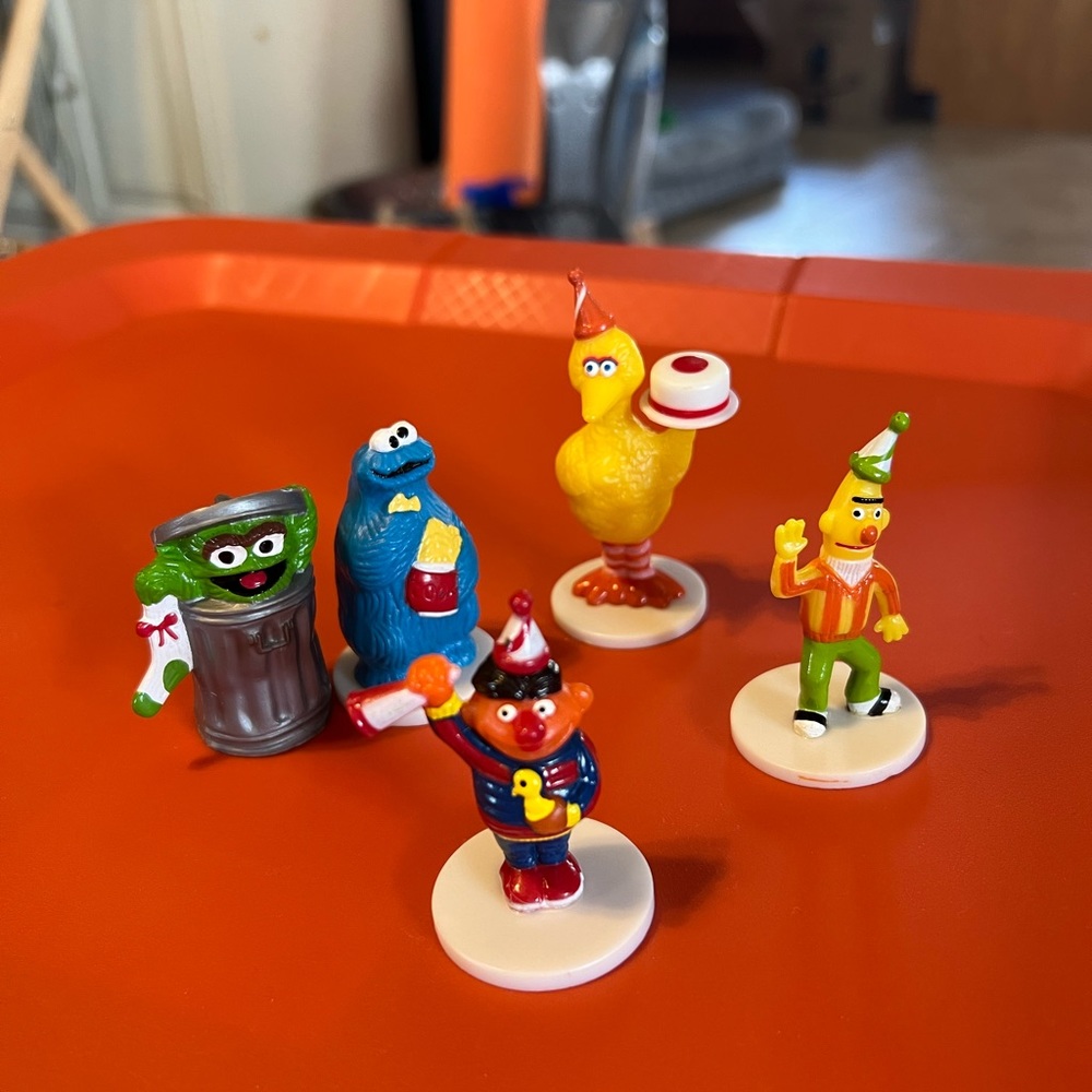 Vintage Wilton Sesame Street cake toppers
